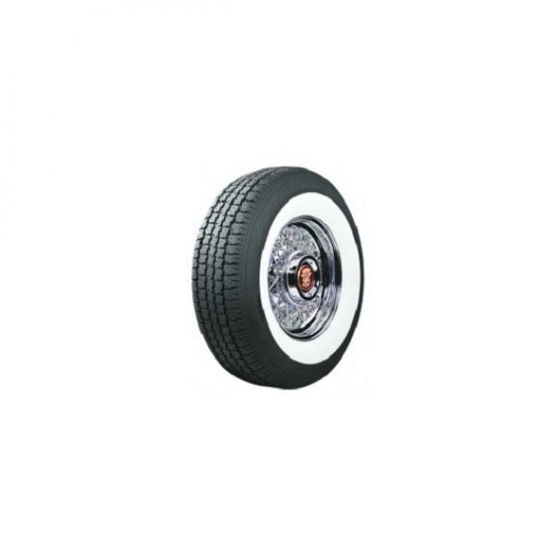 Full Size Chevy Radial Tire, P215/75R14, With 2-1/2 Whitewall, American ...
