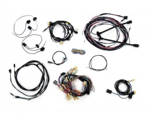 Chevy Wiring Harness Kit, V8, Automatic Transmission, 2-Door Hardtop, 1957