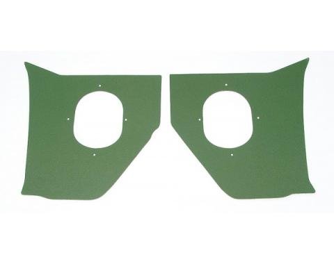 Full Size Chevy Kick Panels, Green, 1959-1960