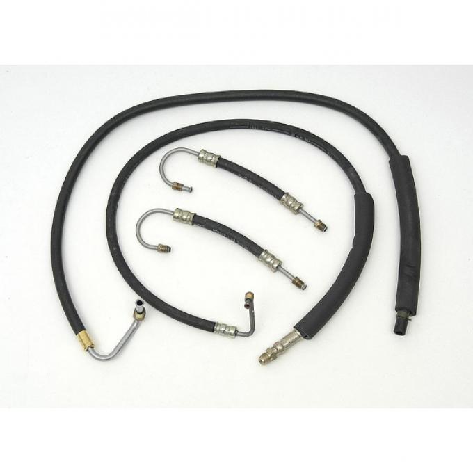 Full Size Chevy Power Steering Hose Set, Factory, 1960-1964