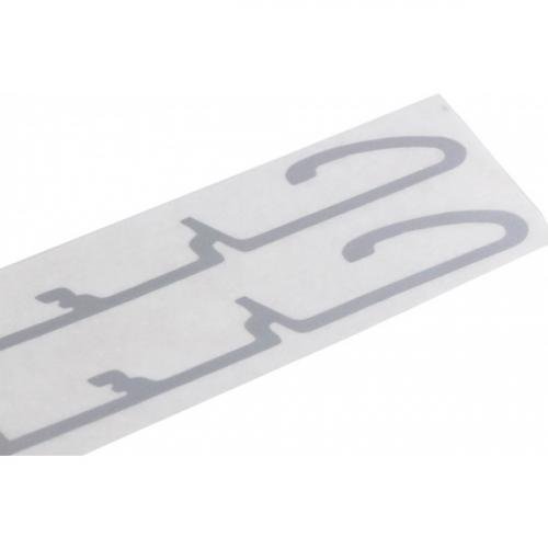 Chevy Valve Cover Decals, Silver Chevrolet Script, 265, 283ci, 19561957