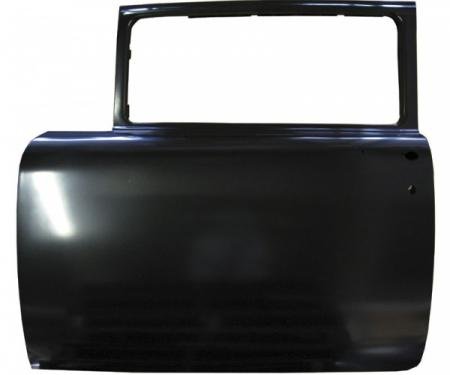 Chevy Door Assembly, Left, Good Quality, 2-Door Sedan & Wagon, 1955-1957