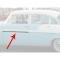 Chevy Front Door Molding, Bel Air, Left Lower Or Right Upper, For 4-Door Sedan Or Wagon, Show Quality, 1956