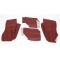 Full Size Chevy Armrest Covers, Rear, Convertible, 1965-1968