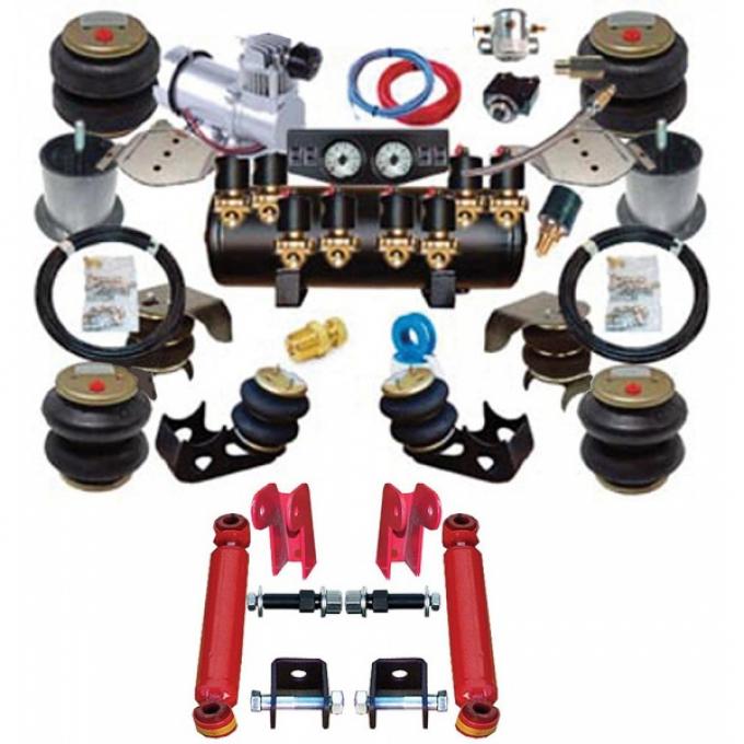 Chevy Air Ride Suspension Kit, Complete, 1949-1954