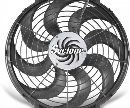 Cooling Fan, Electric, Universal, Single, 2500 CFM, S-Blade, Syclone, Flex-a-lite