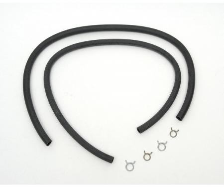 Full Size Chevy Heater Hose Kit, Original Style Ribbed Hose, 1959-1964