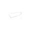 Chevy Long Fuel Line, Gas Tank To Fuel Pump Outside Frame, Stainless Steel, Dual 4-Barrel & Fuel Injection, 3/8, Small Block, 1956-1957