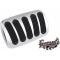 Chevy Billet Power Brake Pad Cover, Lokar, 1955-1957