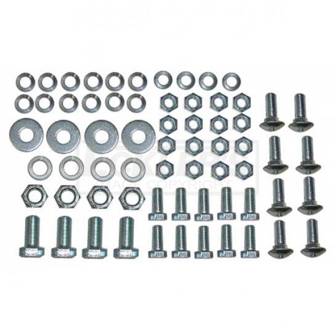 Full Size Chevy Bumper Mounting Kit, Rear, Good Quality, 1962