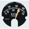 Full Size Chevy Tachometer Face Decal, 7000 RPM & 5200 Red Line, 1962