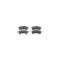 Chevy Front Disc Brake Pads, Ceramic, 1955-1957