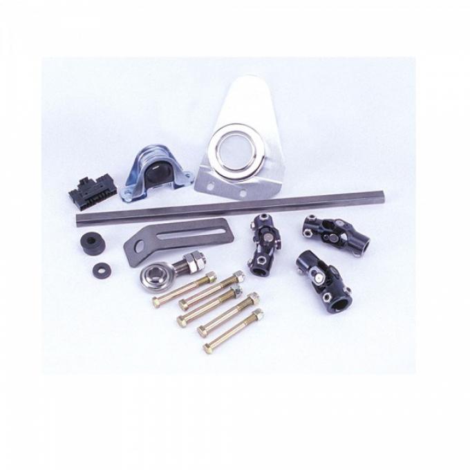 Flaming River 1955-56 Chevy Manual Rack & Pinion Cradle Kit - Paintable Column Shift Tilt Column