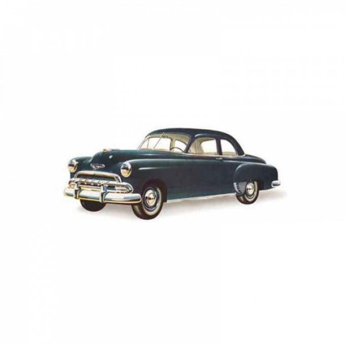Chevy Quarter Glass, Business And Sport Coupe, Except 210 Sport Coupe, 1949-1952