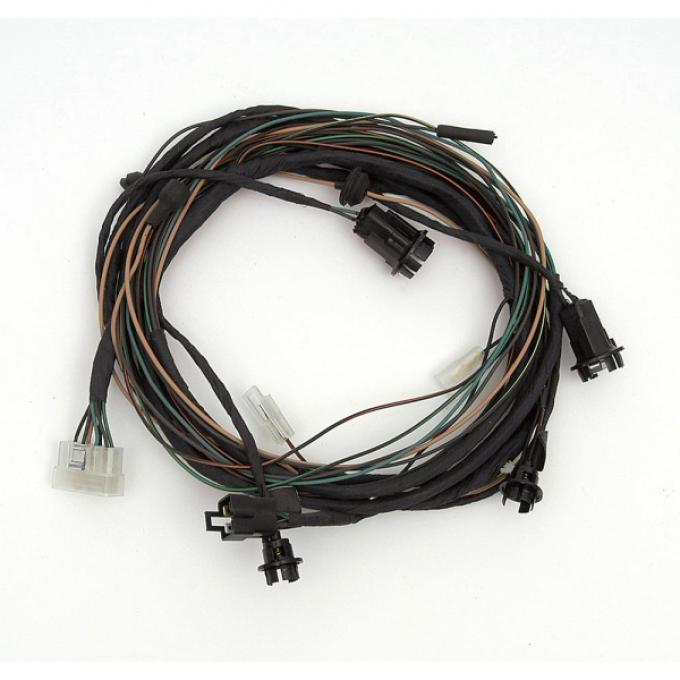 Full Size Chevy Rear Body & Taillight Wiring Harness, Impala Sport Coupe, 1964