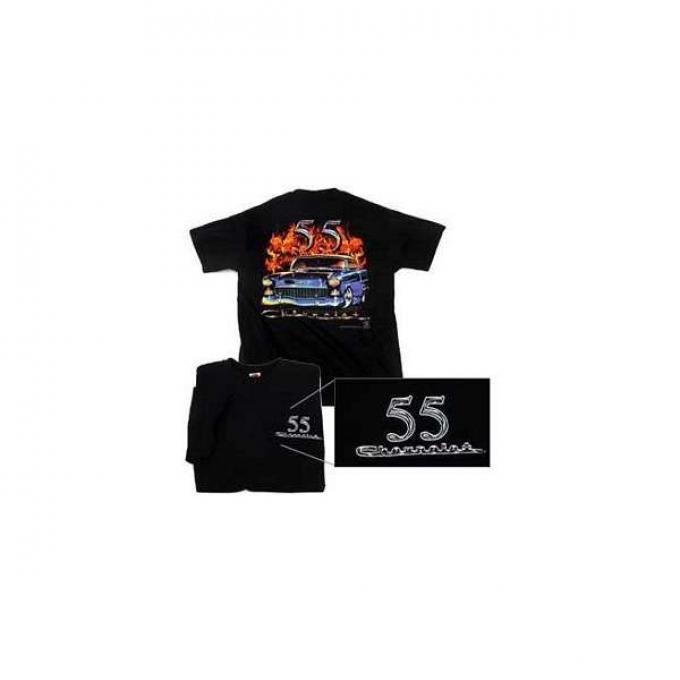 Chevy T-Shirt, 1955 50th Flame