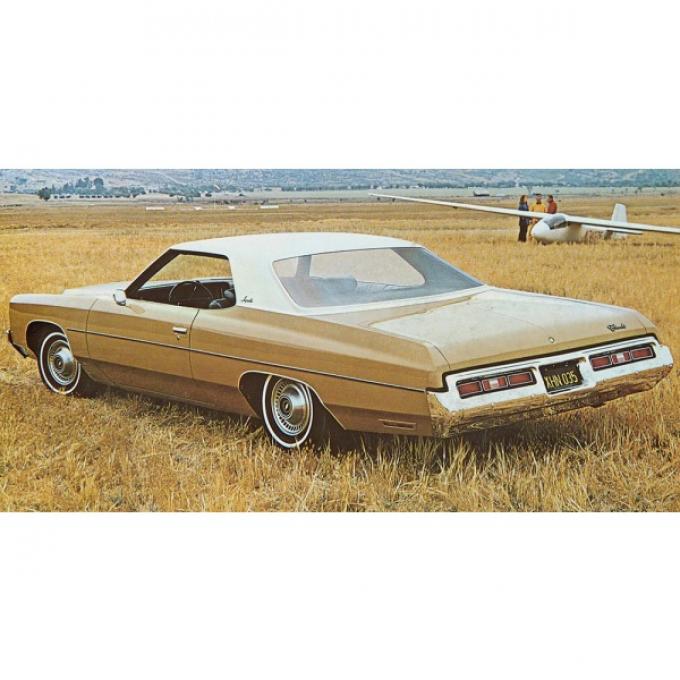 Full Size Chevy Seat Cover Set, Bench Cloth, 2-Door Hardtop, Impala, 1972