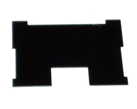 Chevy Heater Plate, Deluxe, Back, 1957