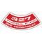 Full Size Chevy Air Cleaner Decal, 327ci/325hp Turbo-Fire, 1967-1968