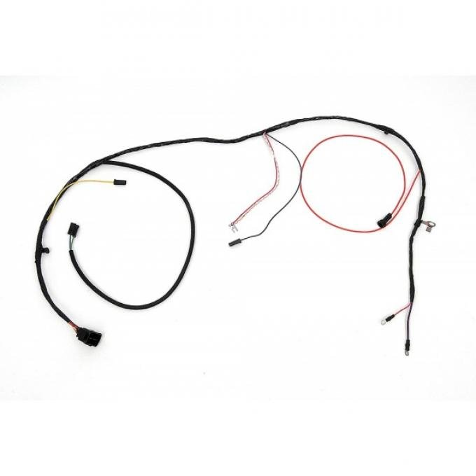 Full Size Chevy  Engine & Starter Wiring Harness, With Warning Lights, Small Block, 1965-1966