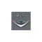 Chevy Horn Cap Emblem, Small Block, 210, 1955-1956