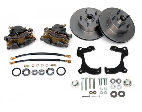 Full Size Chevy Front Disc Brake Kit, At Wheel, 1959-1964