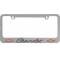 Full Size Chevy License Plate Frame, Chrome, With Engraved Chevrolet Script & Bowtie Logo