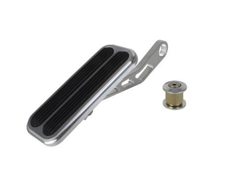 Lokar Drive-By-Wire Pedal Assembly, Billet Aluminum, Brushed Finish