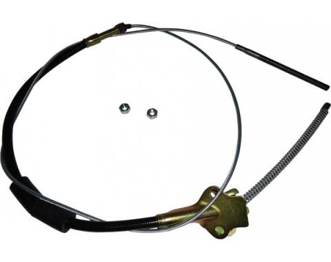 Chevy Emergency Brake Cable, Rear, 1951-1954