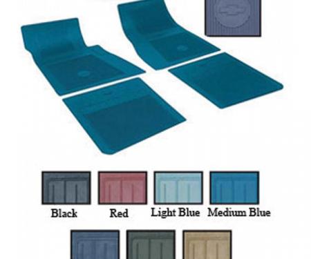 Full Size Chevy Floor Mats, Rubber, Accessory, 1965-1972