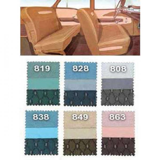 Full Size Chevy Seat Cover Set, Nomad, 1958