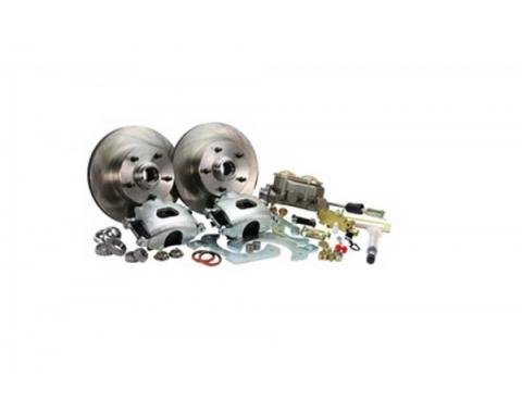 Late Great Chevy - Front Disc Brake Conversion Kit For Stock Spindles, Deluxe, Manual Brakes, 1965-1968