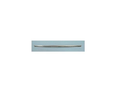 Chevy Windshield Header Molding, Stainless Steel, Convertible, 1955-1957