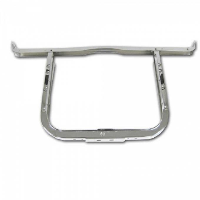 Classic Chevy - Radiator Support With Upper Bar, Chrome, 6 Cylinder, 1957