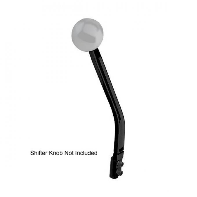 Shifter Lever, Bolt On, Goolsby Edition Billet Aluminum, for Tremec/Borg Warner T5, T45, T56 Transmissions, 10", Black