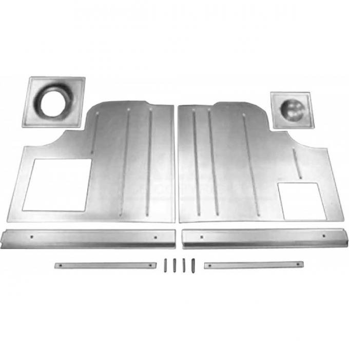 Early Chevy Trunk Floor Kit, Sedan, 1953-1954