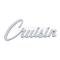 Full Size Chevy Cruisin Script Emblem, Chrome, 1955-1957