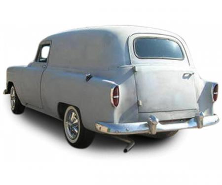 Chevy Liftgate Glass, Clear, Sedan Delivery, 1953-1954