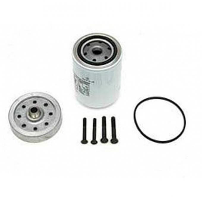 Full Size Chevy Oil Filter Adatper Kit, Spin-On, 1958-1967