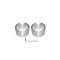 Chevy Exhaust Tips, Billet Aluminum, Beveled, Machined Finish, 2, 1955-1957