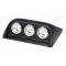 Chevy Gauge Pod Kit, With Aluminum Face Gauges & Black Needles, 1957