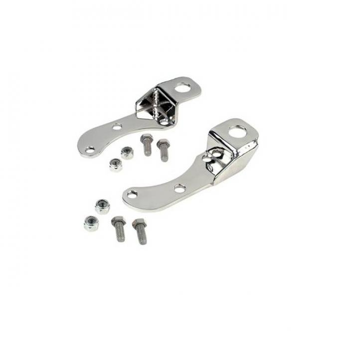 Chevy Anti-Sway Bar Brackets, Front, Competition Engineering, 1949-1954