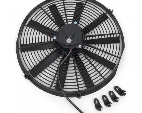 Full Size Chevy Electric Cooling Fan, Reversible, 16, Black, 1958-1972