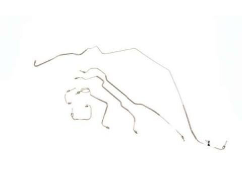 Chevy Disc Brake Line Set, Hardtop, Stainless Steel 1971-1976