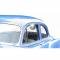 Early Chevy Outside Rear View Mirror, 4 Peep With Curved Arm & LED Turn Signal, Convex, 1949-1954
