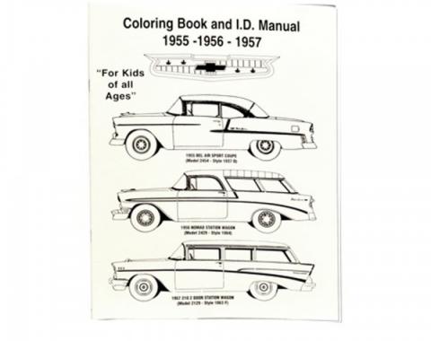 Chevy Coloring Book & I.D. Manual, 1955-1957