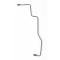 Chevy Fuel Pump To Carburetor Line, For Use On Cars With Oil & Fuel Filter, Stainless Steel, 1955