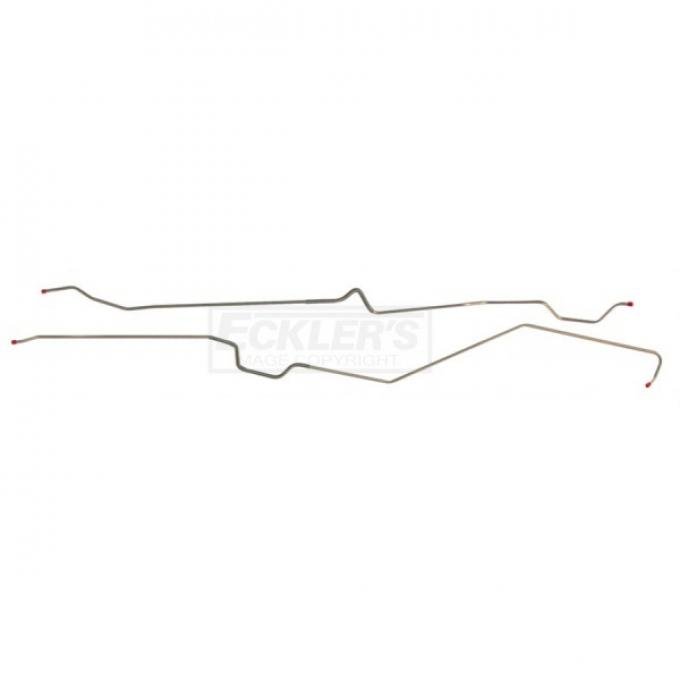 Chevy Main Fuel Line Return, 1/4 Inch, Under Rocker Panel, Steel 1958