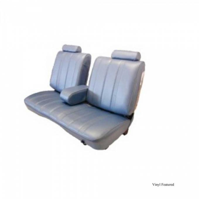 Malibu Seat Cover, Front Bench with Arm Rest, Head Rest, Vinyl, 1978-1982
