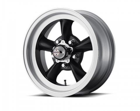 American Racing Torq-Thrust D Black Wheel W/ Machine Lip, 15X6